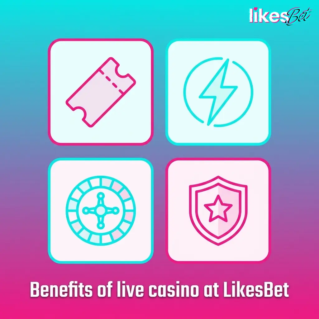 Live casino at LikesBet with streamed dealer tables, EUR deposits, chat, limits and mobile play