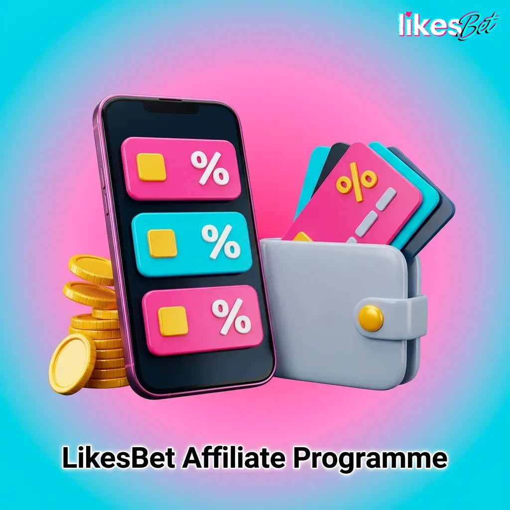 LikesBet Affiliate Programme dashboard for partners tracking clicks, deposits, revenue, and commissions