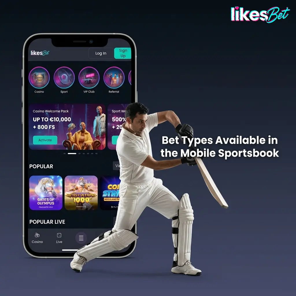 Mobile sportsbook bet types: single, double, treble, accumulator and line bets explained