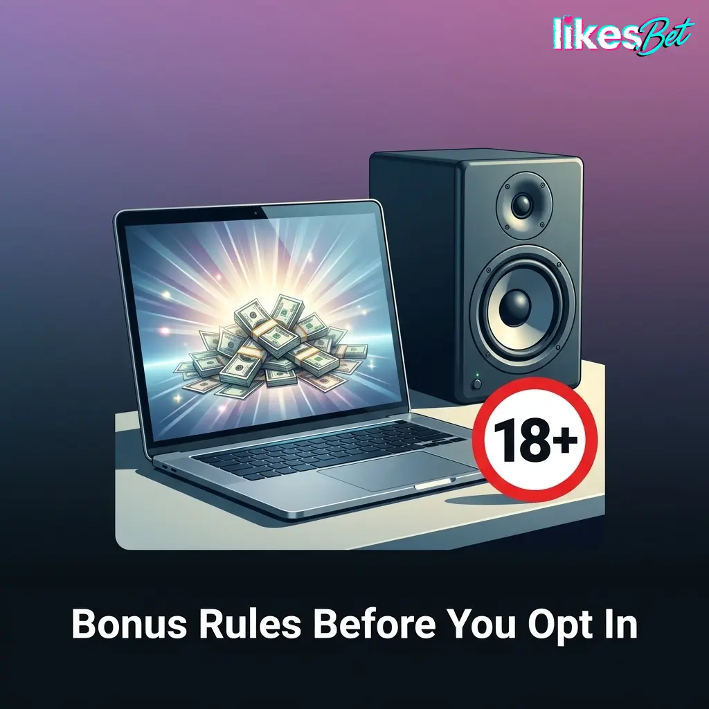 Bonus rules card showing wagering, expiry, deposit caps and KYC terms before opting in
