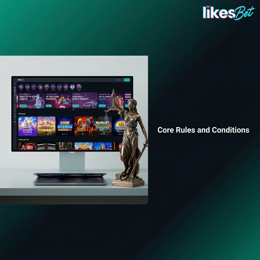 LikesBet 2026 terms covering accounts, bonuses, payments, bet settlement, and verification rules