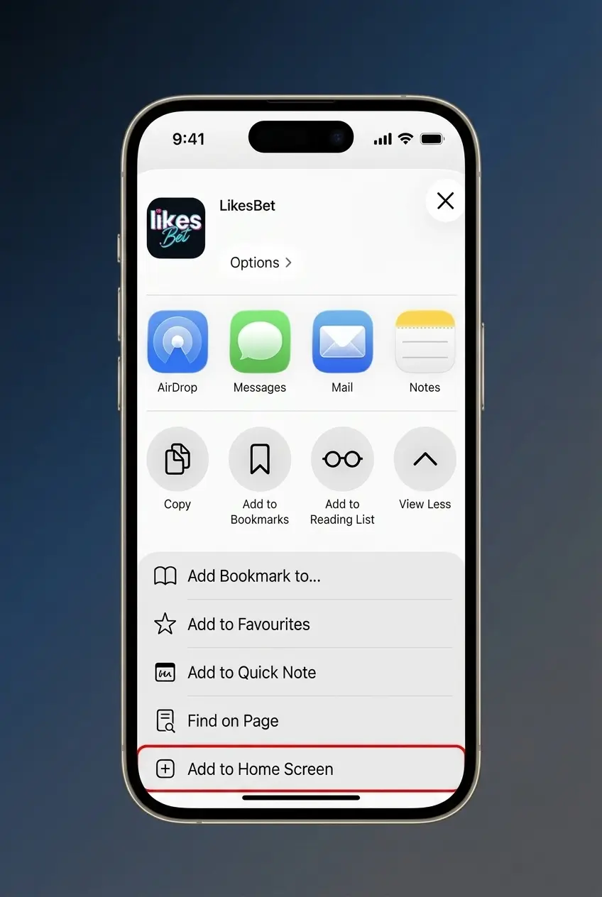 Steps to install the iOS PWA on iPhone or iPad using Safari and add it to the home screen