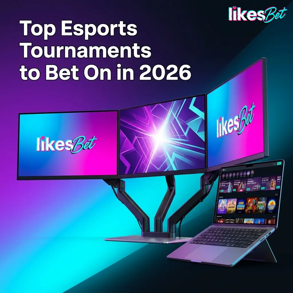 Esports betting calendar showing top 2026 tournaments for CS2, Dota 2, LoL, Valorant, StarCraft II and more