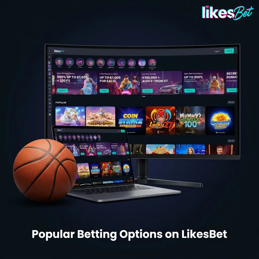 LikesBet sportsbook showing live betting, pre-match odds and multi bet options