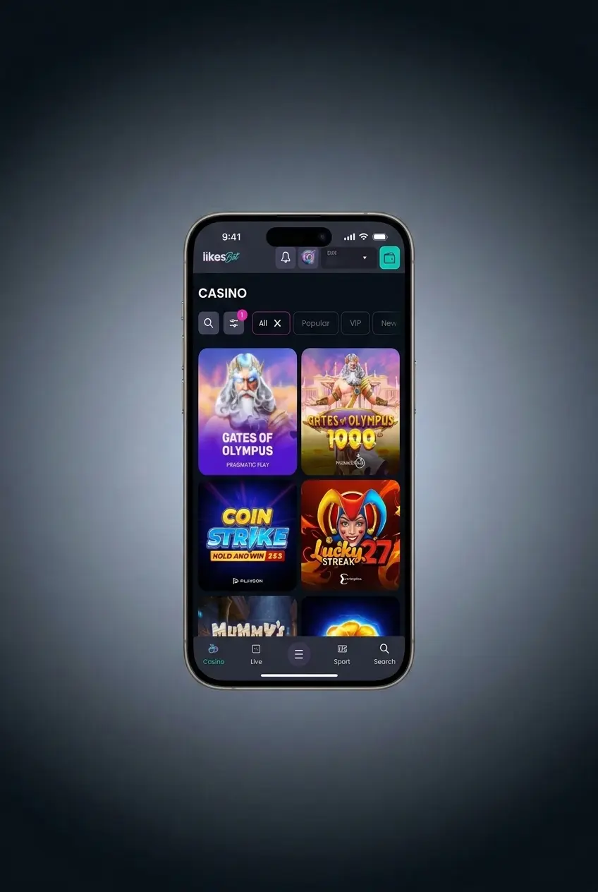 Five-step guide to start live casino play on LikesBet via desktop or mobile, from login to confirming stakes