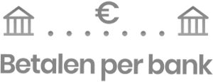 Betalen per Bank logo.