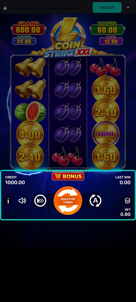 Select your bet amount and place it in the LikesBet casino game.