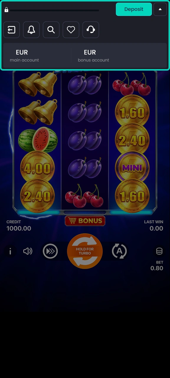 Check your balance after winning at LikesBet.
